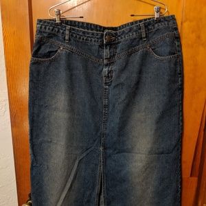 No Boundaries Jean Skirt